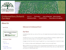 Tablet Screenshot of cricklewood.ca