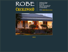 Tablet Screenshot of cricklewood.com.au